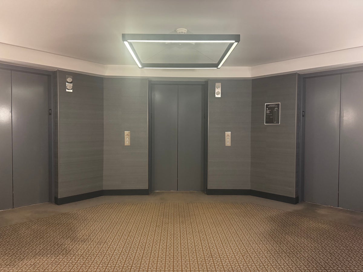 Hyatt Regency Boston Harbor elevator bank