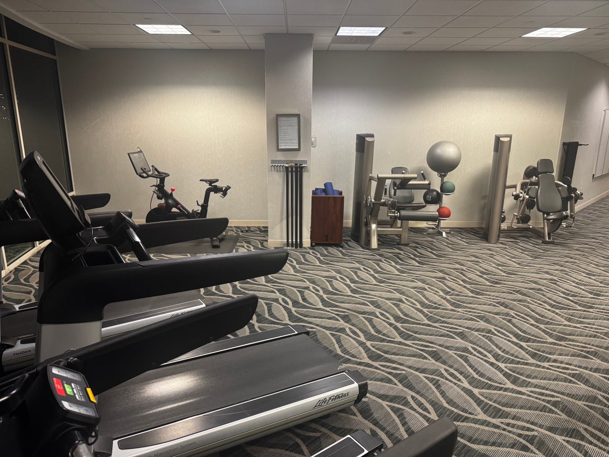 Hyatt Regency Boston Harbor gym equipment