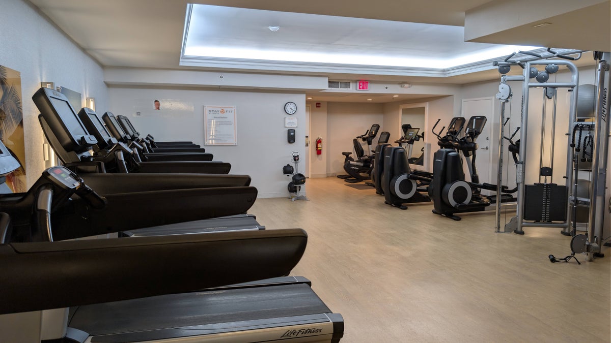 Hyatt Regency MCO amenities ftiness center treadmills