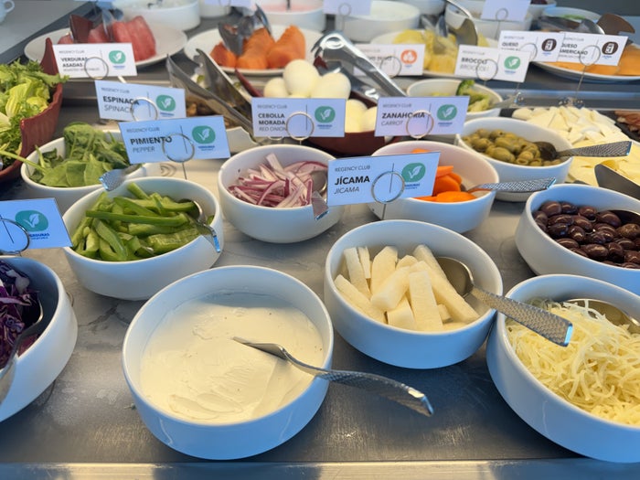 Hyatt Regency Mexico City Insurgentes Buffet Vegetables Bar