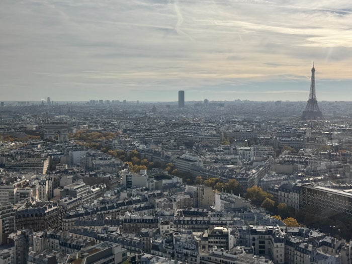 Hyatt Regency Paris Etoile day view from lounge Hyatt Regency Paris Etoile day view from lounge
