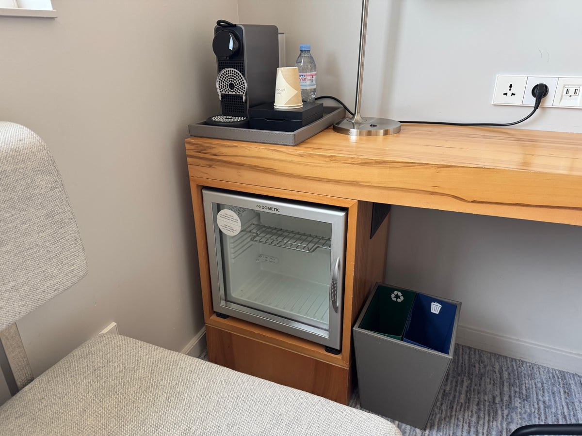 Hyatt Regency Paris Etoile fridge coffee maker