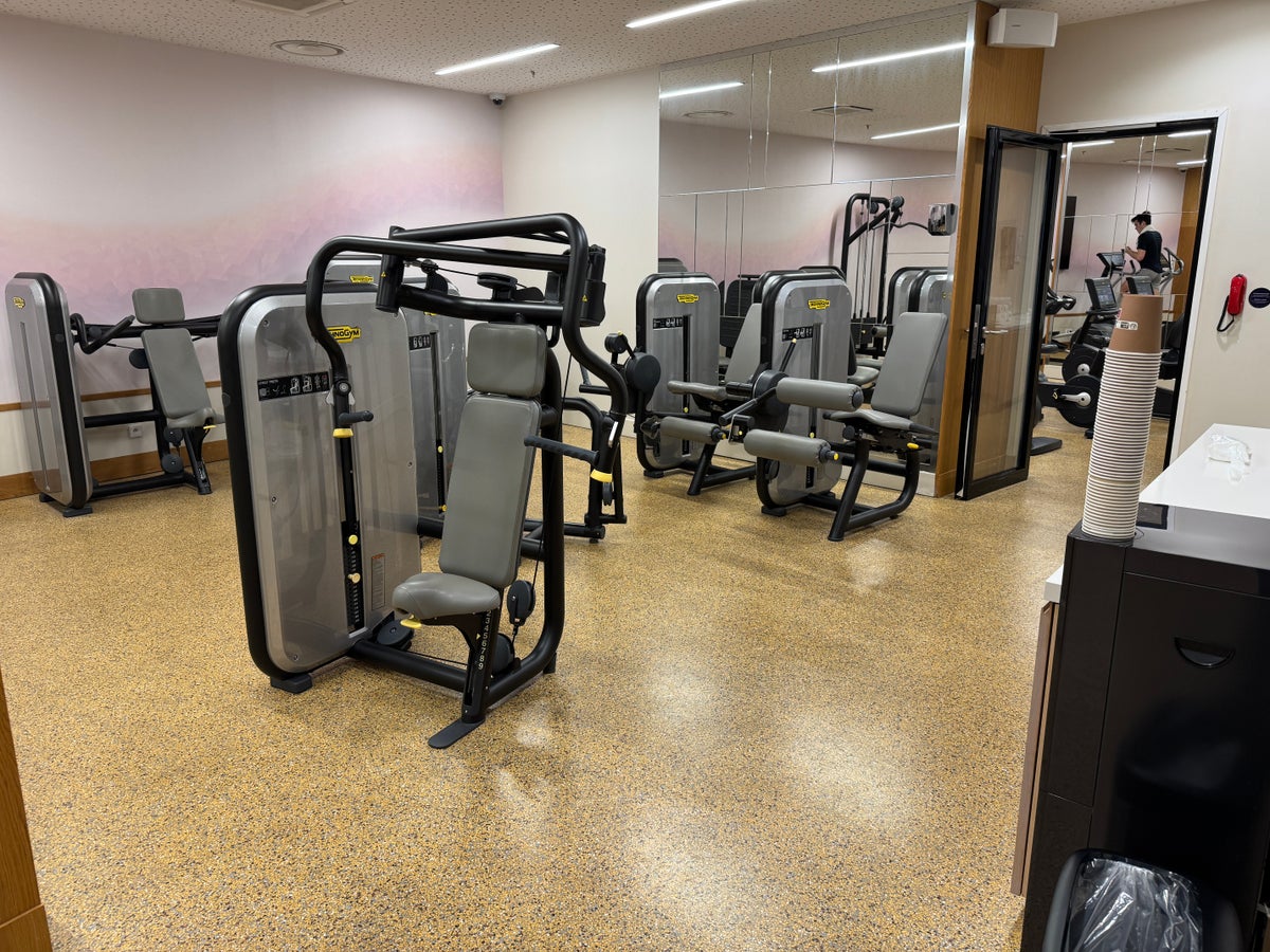 Hyatt Regency Paris Etoile gym strength training machines