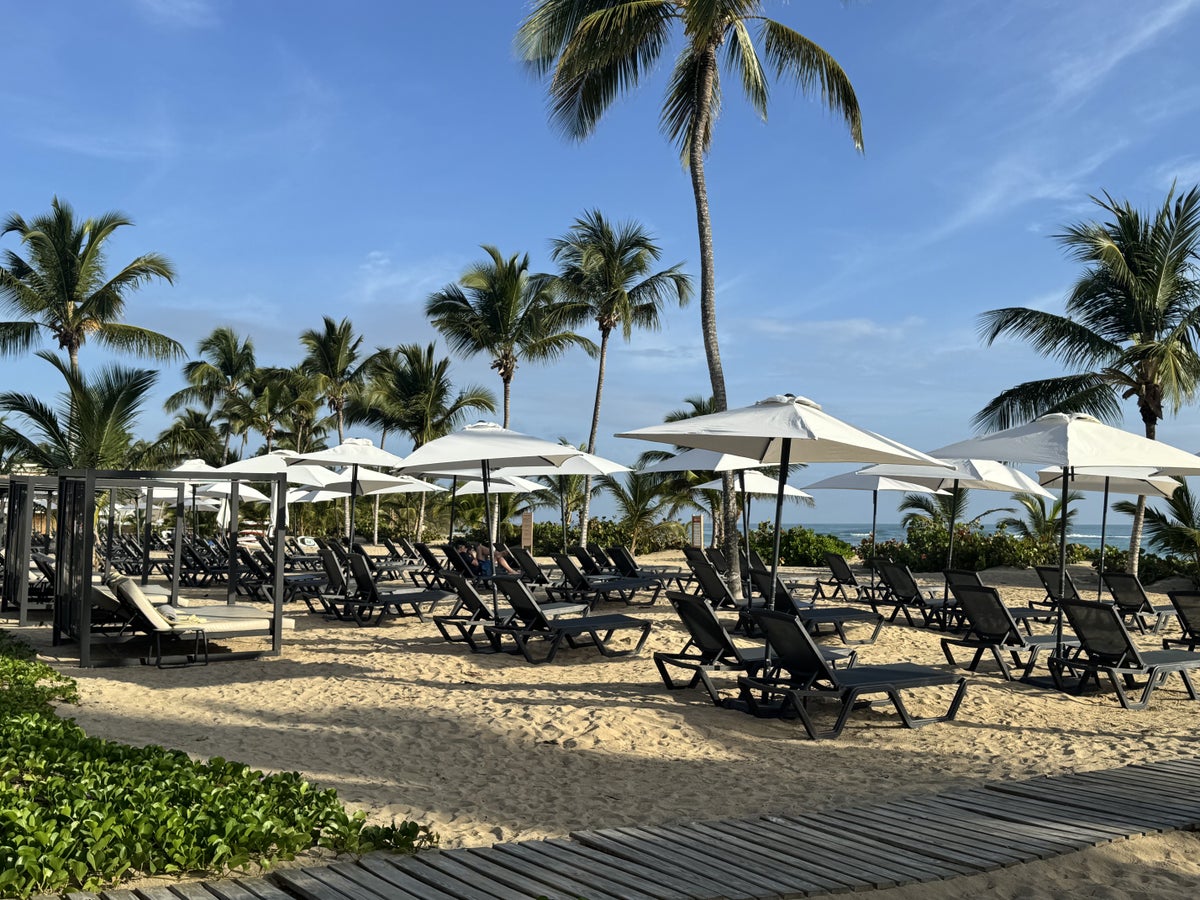 Hyatt Secrets Playa Esmeralda Beach Umbrellas