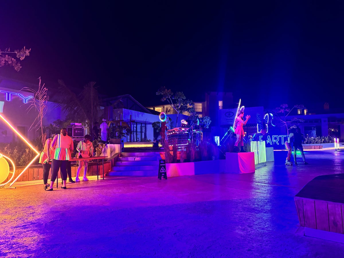 Hyatt Secrets Playa Esmeralda Entertainment Night Party 2