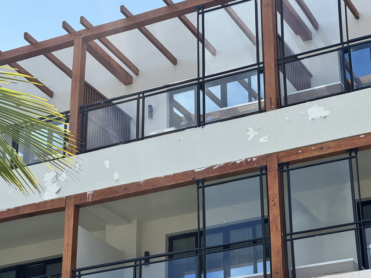 Hyatt Secrets Playa Esmeralda Exterior Paint Damage