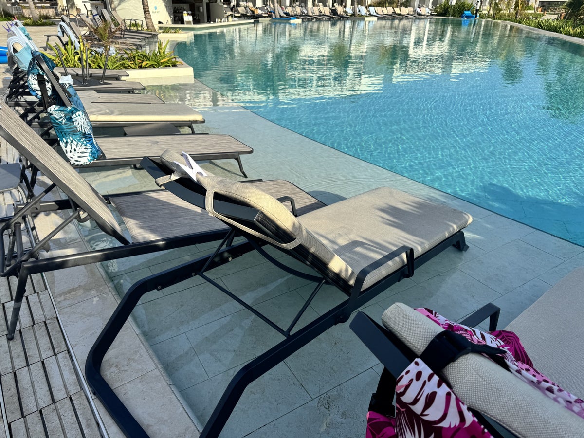 Hyatt Secrets Playa Esmeralda Main Pool Chair Detail