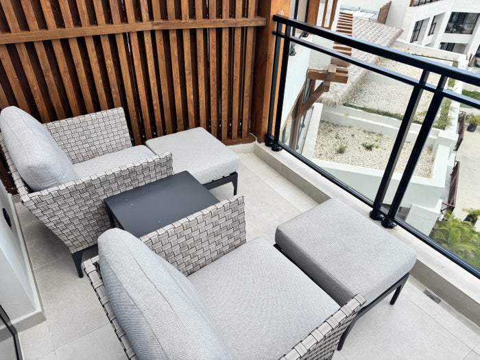 Hyatt Secrets Playa Esmeralda Preferred Club Ocean View Suite Balcony Seating