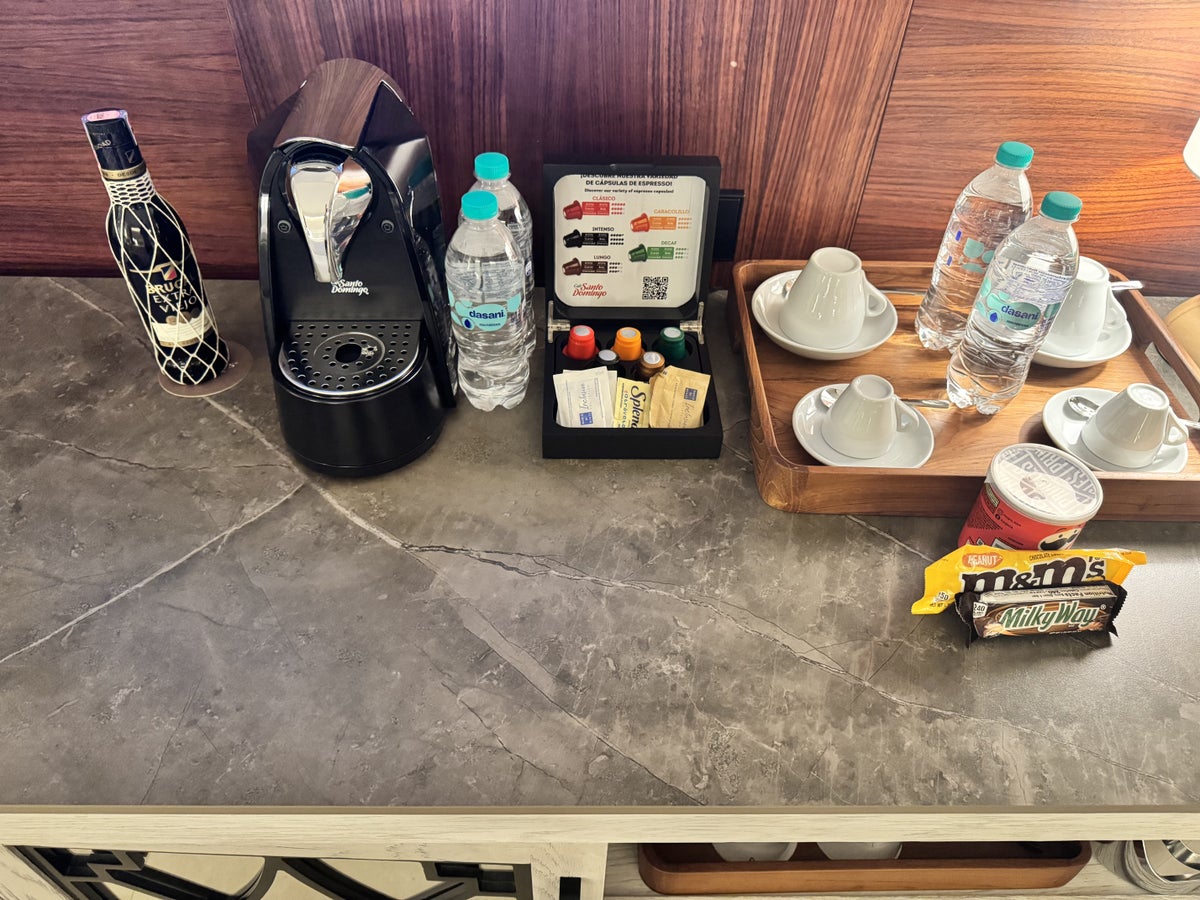 Hyatt Secrets Playa Esmeralda Preferred Club Ocean View Suite Coffee Minibar