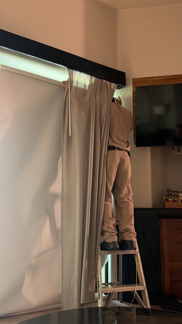 Hyatt Thompson Zihuatanejo Mexico Maintenance Fixing Curtains Hyatt Thompson Zihuatanejo Mexico Maintenance Fixing Curtains