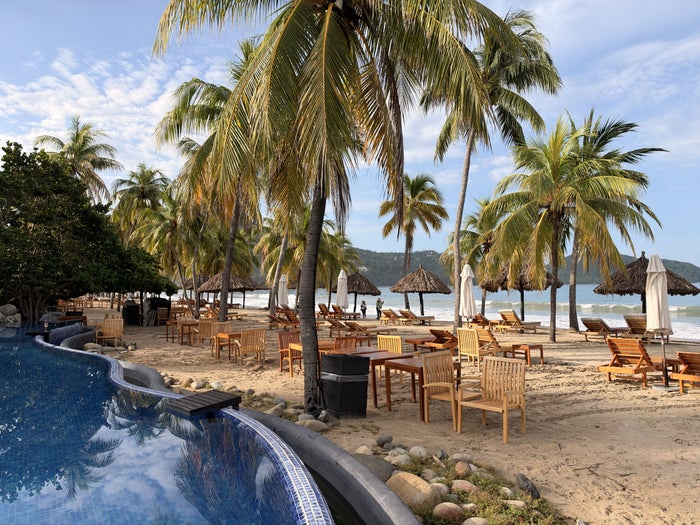 Hyatt Thompson Zihuatanejo Mexico Pool and Beach View