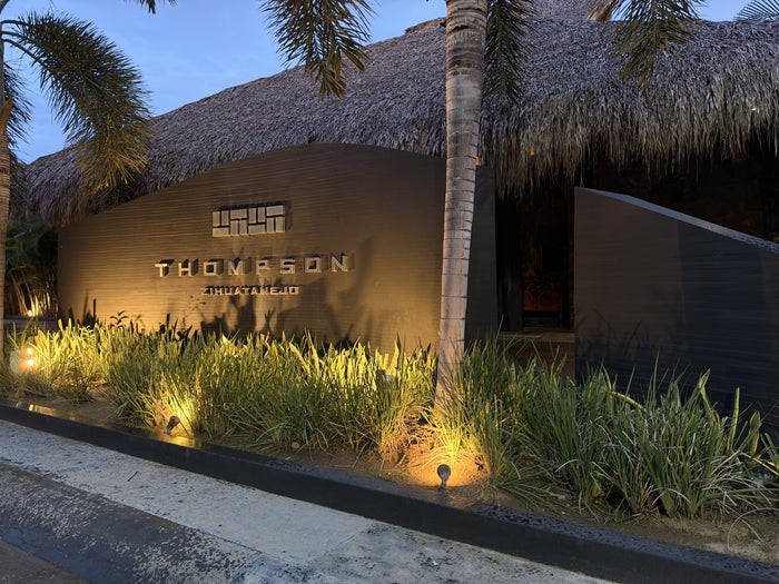 Hyatt Thompson Zihuatanejo Mexico Property Entrance Sign Hyatt Thompson Zihuatanejo Mexico Property Entrance Sign