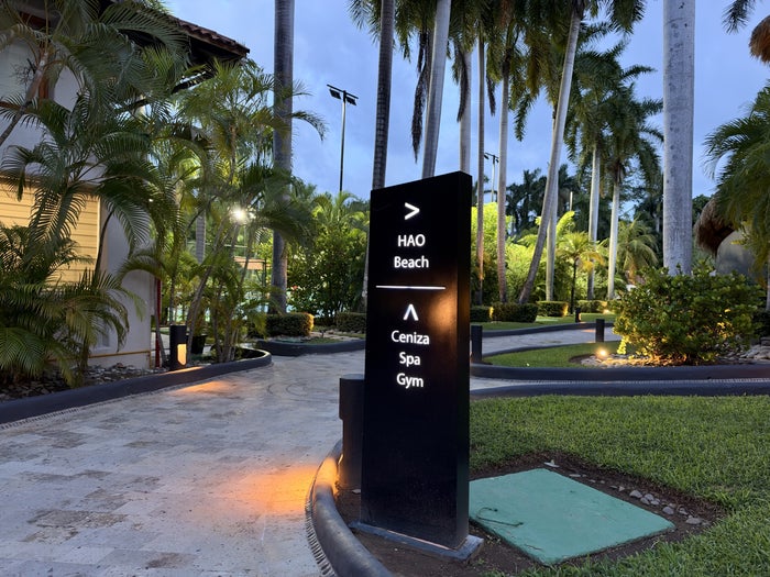 Hyatt Thompson Zihuatanejo Mexico Sign
