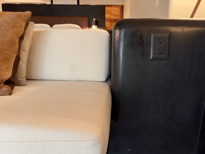 Hyatt Thompson Zihuatanejo Mexico Sofa Detail