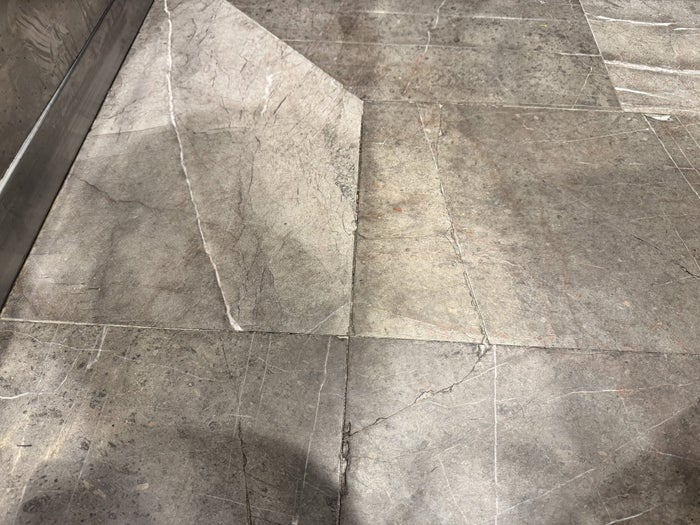 Hyatt Vivid Playa del Carmen Cracked Floor Tiles