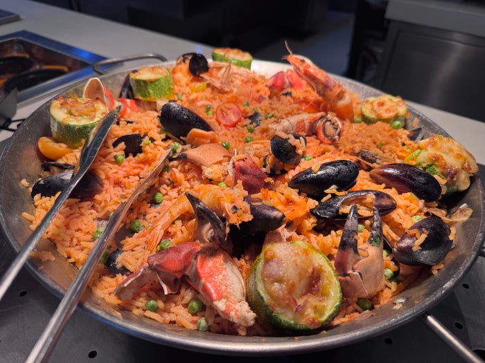 Hyatt Zilara Cancun Paella Seafood Pan