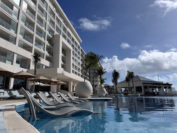 Hyatt Zilara Cancun Pool Loungers Hotel View