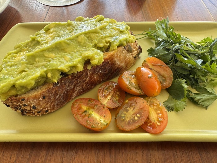 Hyatt Zilara Riviera Maya Avocado Toast