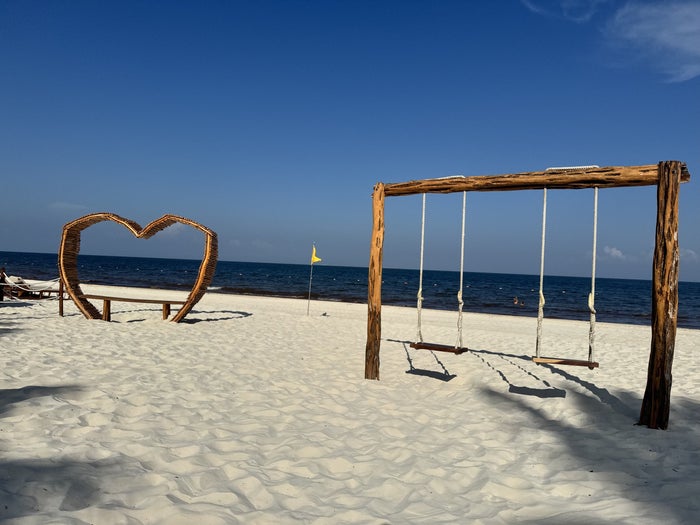 Hyatt Zilara Riviera Maya Beach Swing And Heart Hyatt Zilara Riviera Maya Beach Swing And Heart