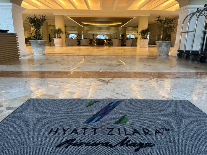 Hyatt Zilara Riviera Maya Lobby Entry Mat