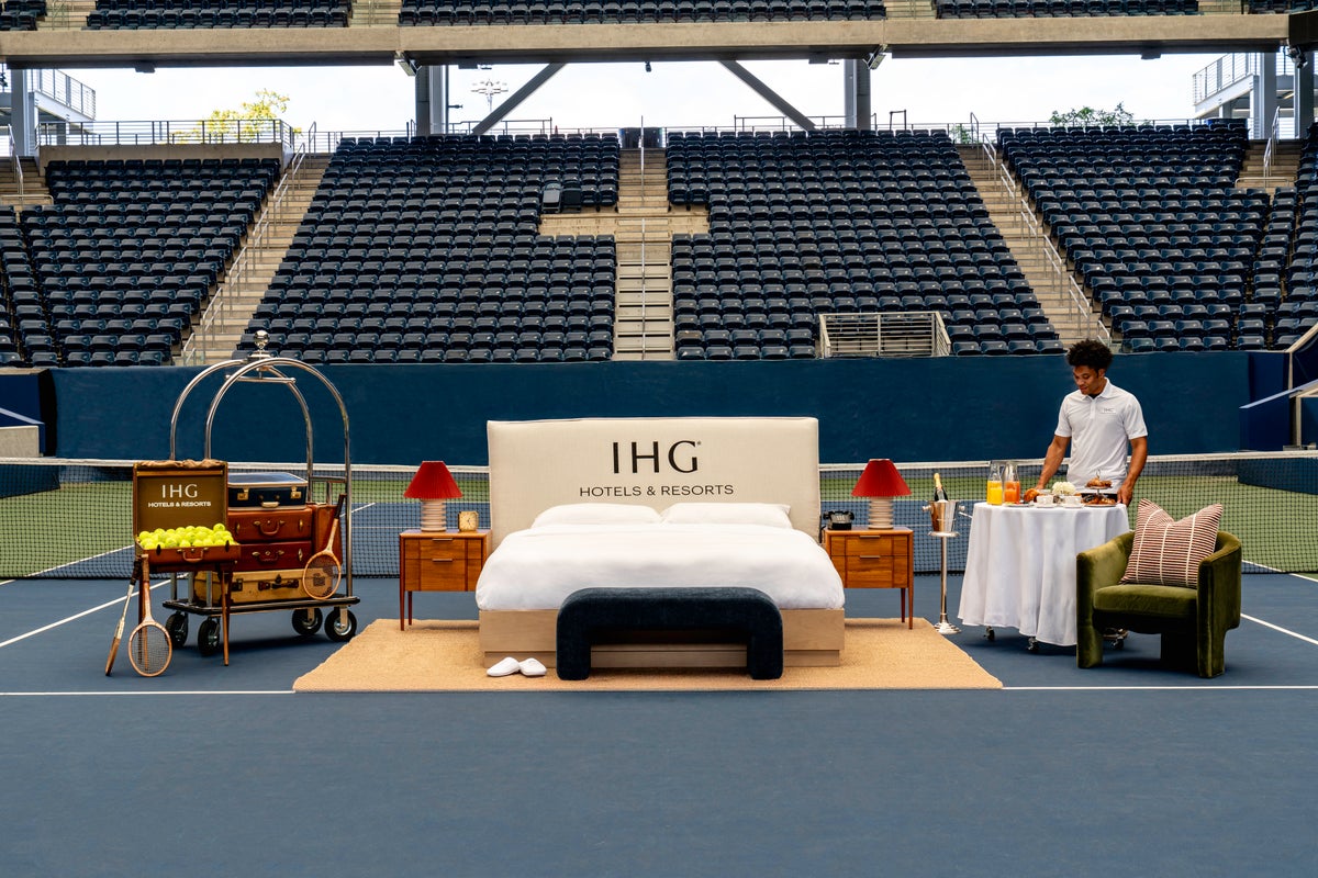 2025 U.S. Open: IHG Hotels Has Breakfast in Bed at Center Court, Giveaways, and Much More