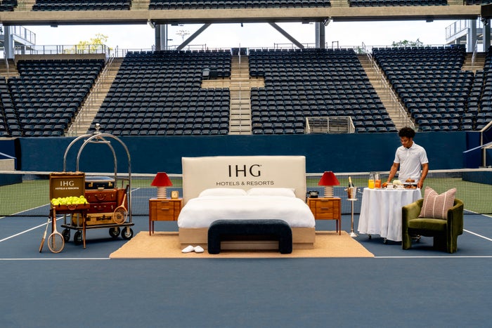 2025 U.S. Open: IHG Hotels Has Breakfast in Bed at Center Court, Giveaways, and Much More