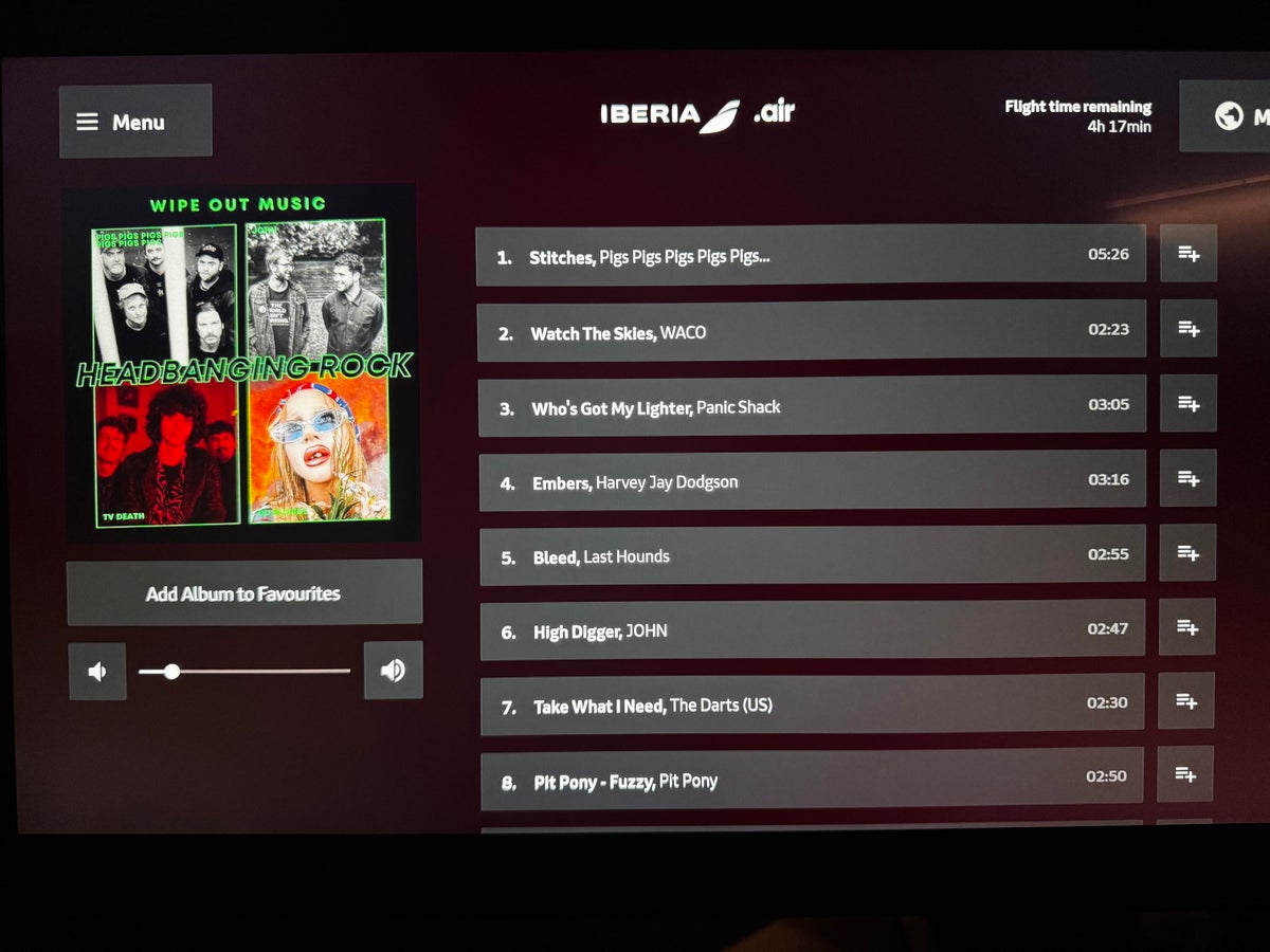 Iberia A321XLR MAD BOS headbanging playlist
