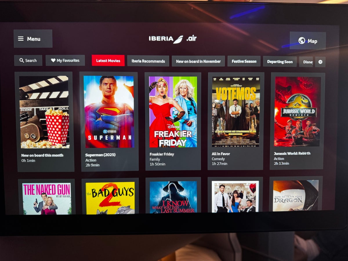 Iberia A321XLR MAD BOS movies