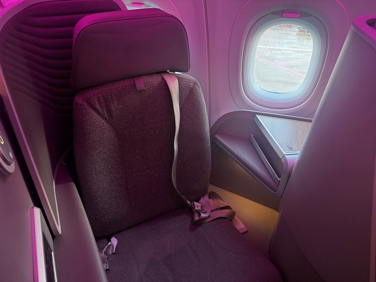 Iberia A321XLR MAD BOS seat