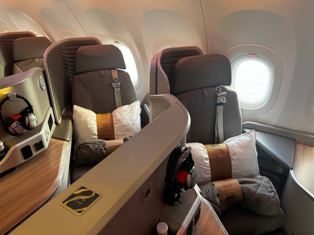 Iberia A321XLR MAD BOS seats