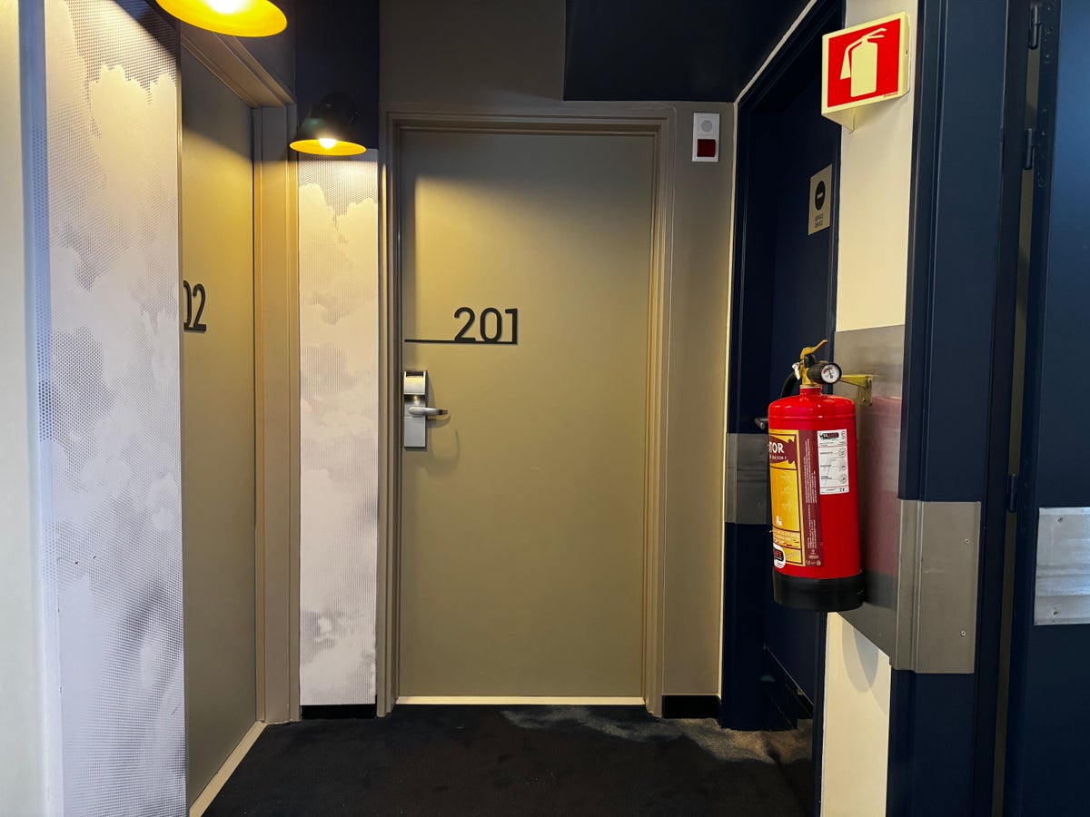 Ibis Lisboa Centro Saldanha room door