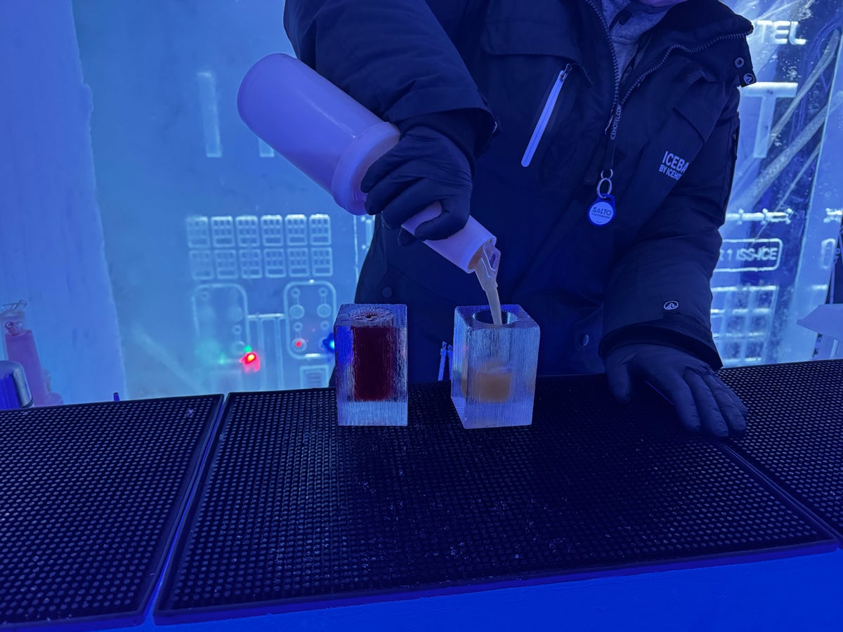 Ice Hotel Sweden Choice Ascend Ice Bar drinks