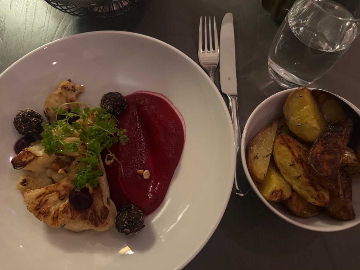 Ice Hotel Sweden Choice Ascend Restaurant cauliflower steak