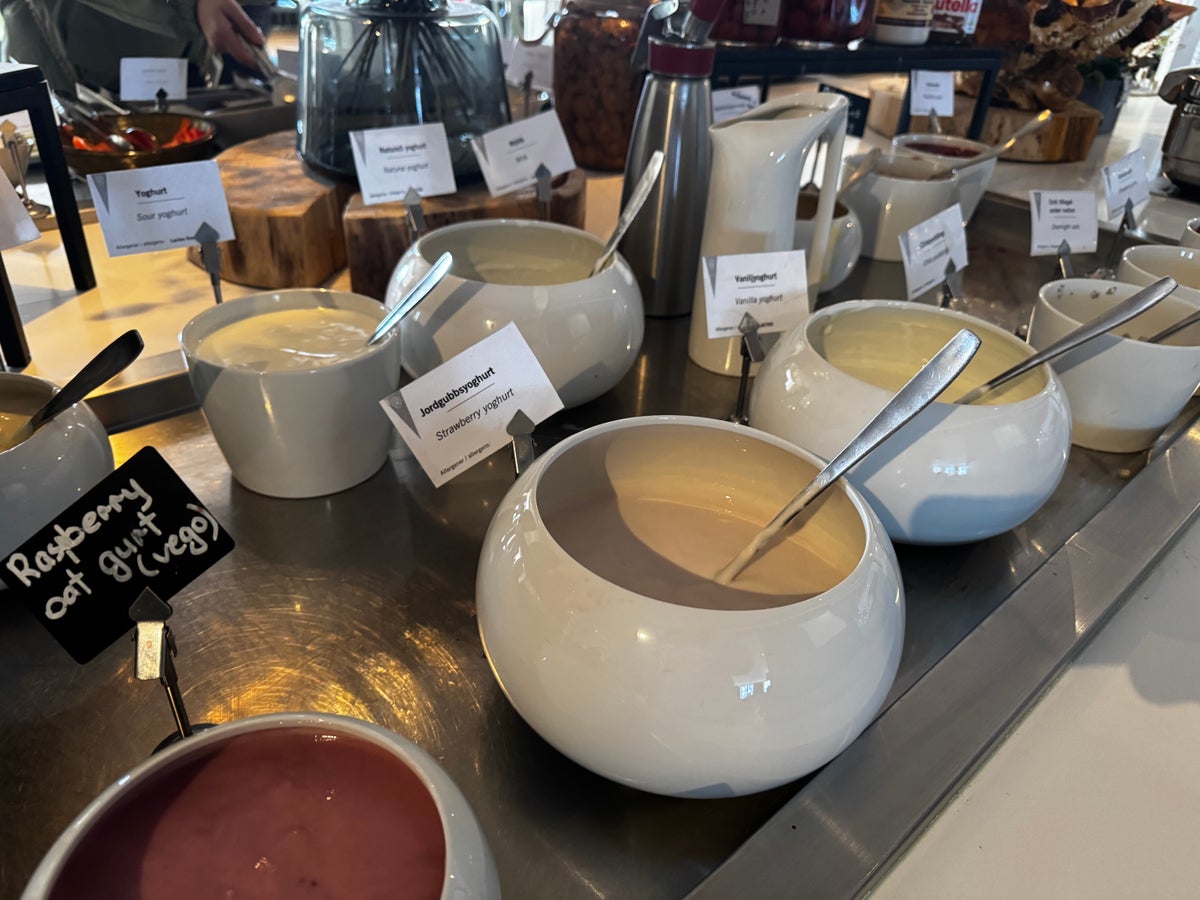 Ice Hotel Sweden Choice Ascend Restaurant yogurt