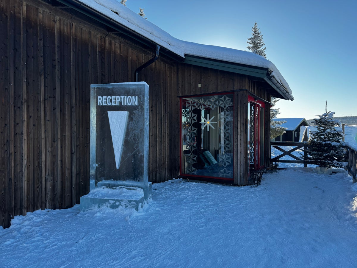 Ice Hotel Sweden Choice Ascend reception