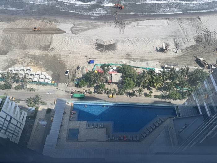 InterContinental Cartagena Overhead View Pool and Beach