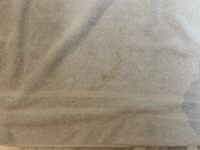 InterContinental Cartagena Stained Towel