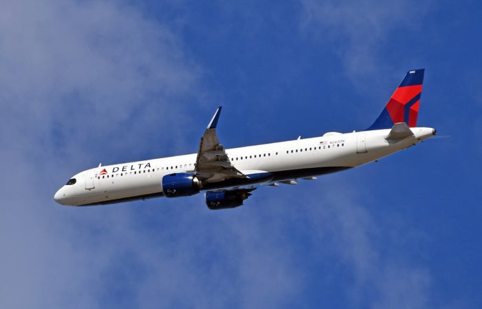 JFK Delta A321 neo in flight JFK Delta A321 neo in flight