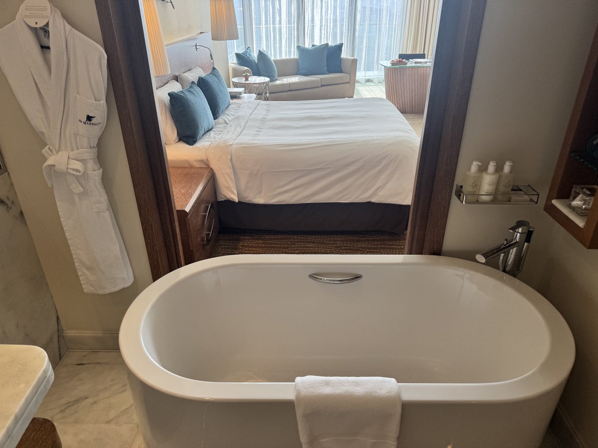 JW Marriott Absheron Baku Bathroom Freestanding Tub