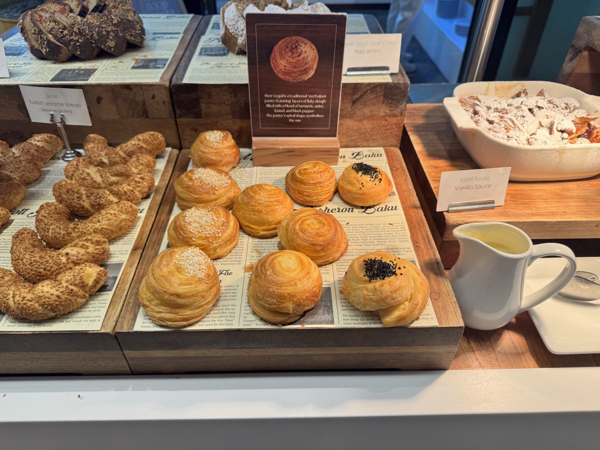 JW Marriott Absheron Baku Buffet Bakery Display