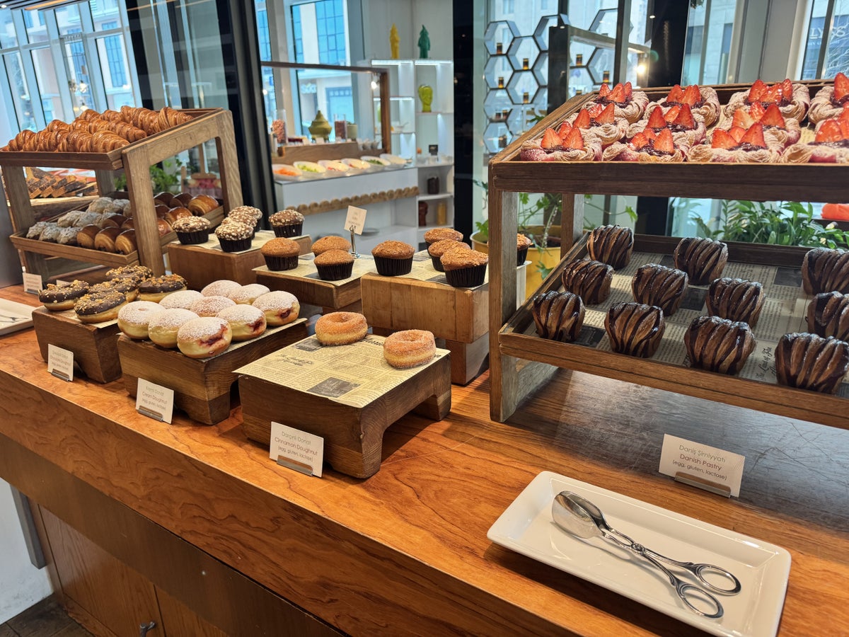 JW Marriott Absheron Baku Buffet Pastry Display