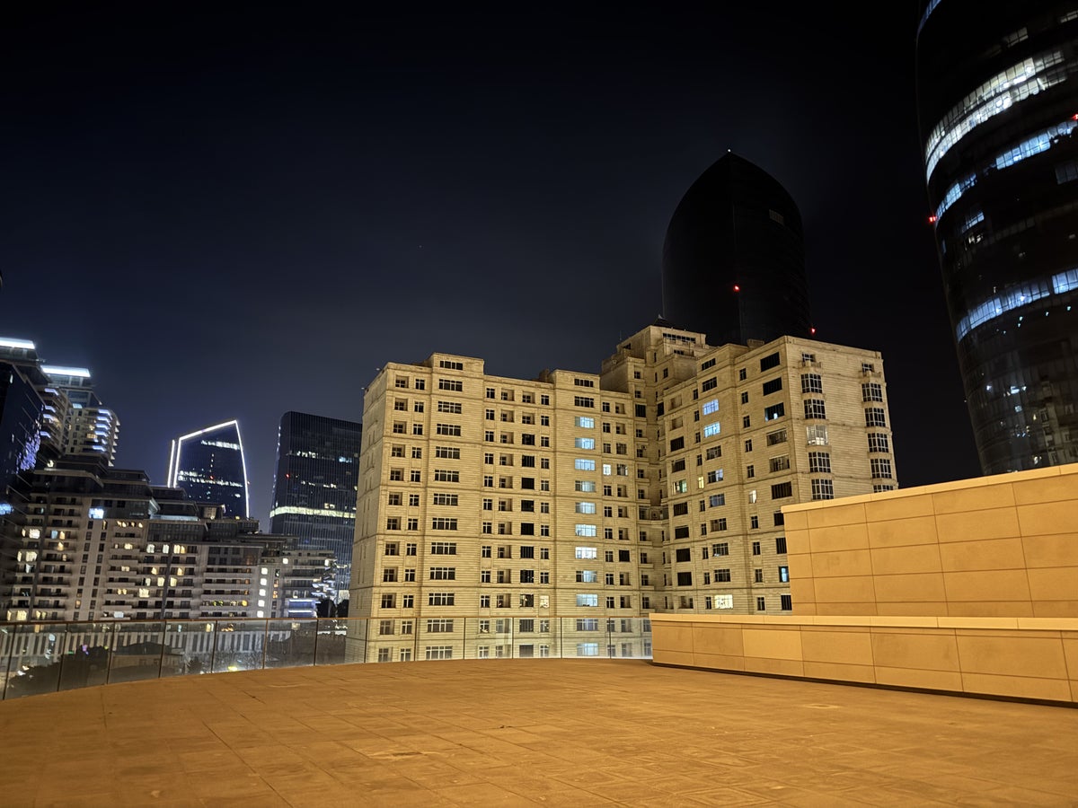 JW Marriott Absheron Baku Rooftop Terrace Night