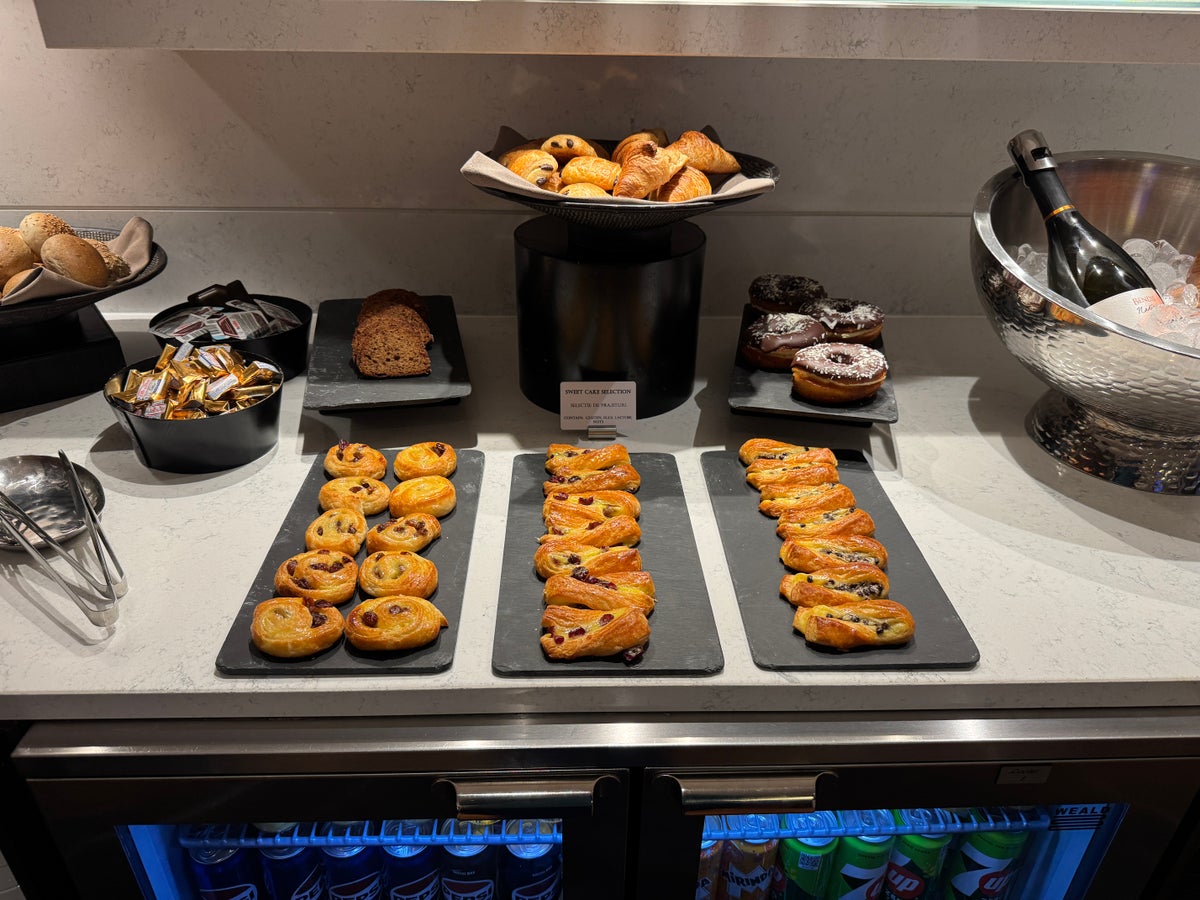 JW Marriott Bucharest Grand Hotel Executive Lounge breakfast baked goods