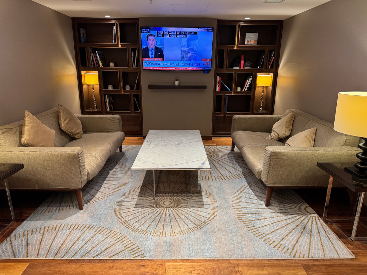 JW Marriott Bucharest Grand Hotel Executive Lounge sofas