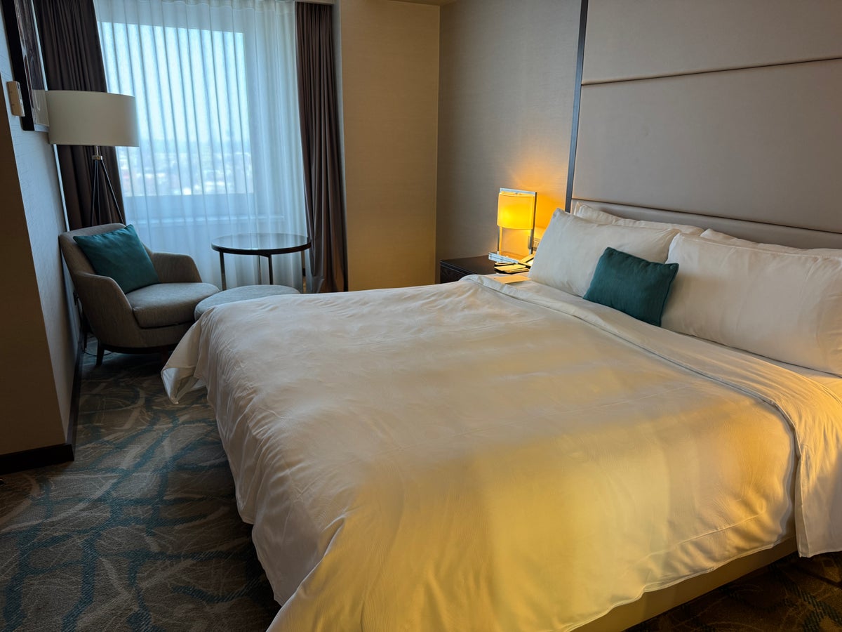 JW Marriott Bucharest Grand Hotel Executive Suite bed