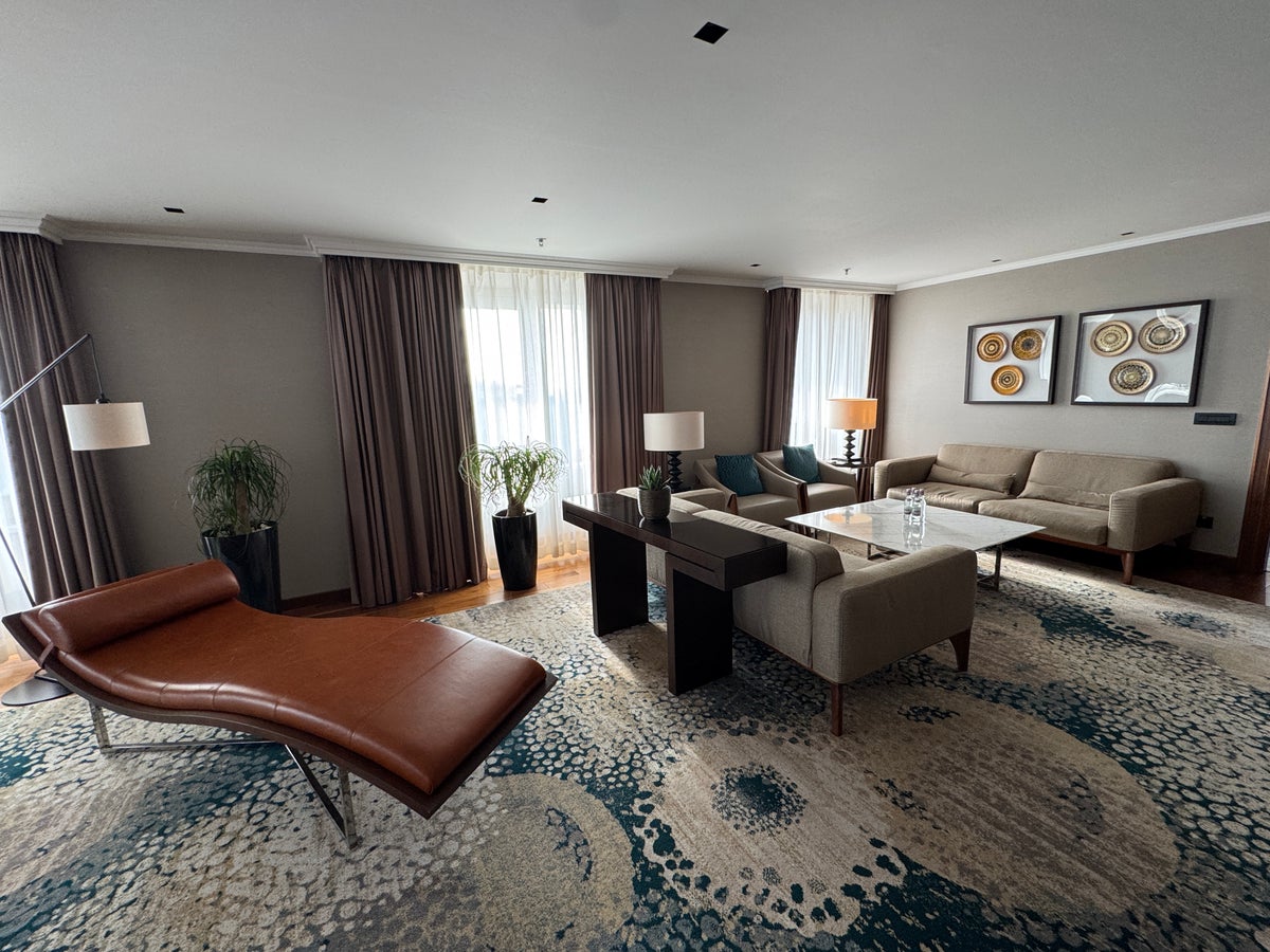 JW Marriott Bucharest Grand Hotel Presidential Suite living room