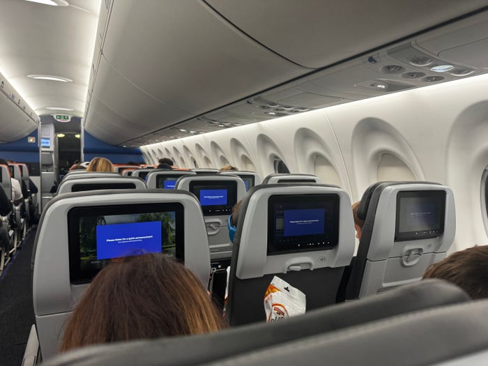JetBlue A220 economy cabin JetBlue A220 economy cabin