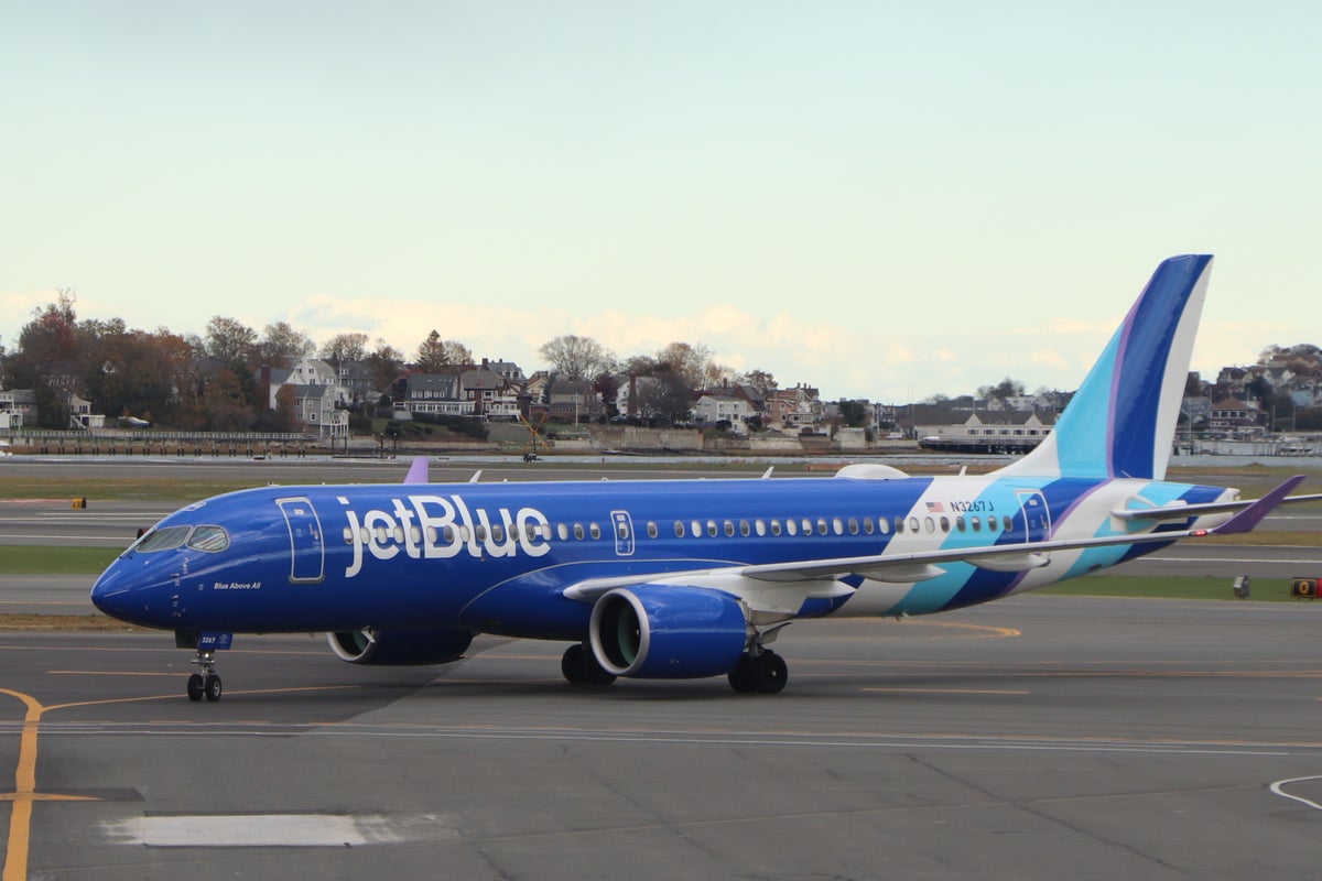JetBlue Airbus A220 300 at BOS