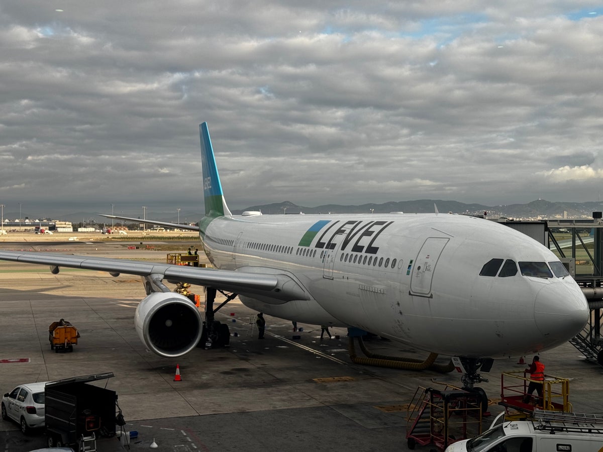 LEVEL A330 at BCN gate closeup