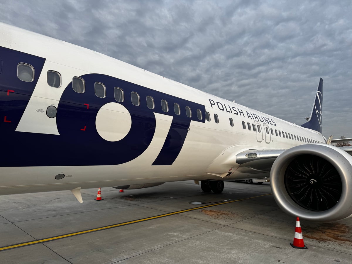 LOT Polish Boeing 737 MAX 8 fuselage